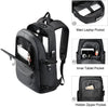 Waterproof, anti-theft computer backpack with Usb port, padlock