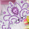 Purple Crystal Tiara, Color: 06-Purple