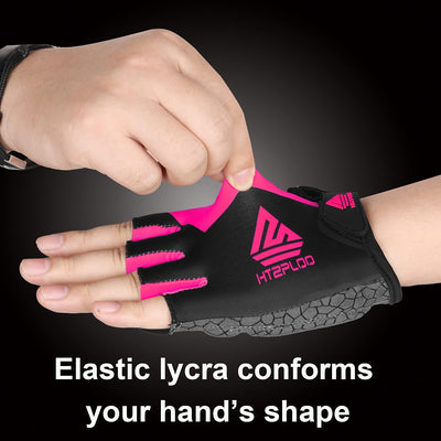 Lightweight Anti-slip Bike Gloves (Black and Pink Color)