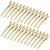 Metal clips, for hair (24 pieces, gold color).