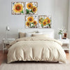 Art for Wall Decorations, Sunflower Style,4 Pieces,12"x12"