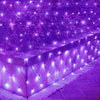 Purple Net Lights, 14.8x4.9ft 300LED Mesh Fairy