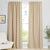 Elegant curtains (beige color) 52 wide x 84 long, 1 pair