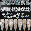 Acrylic nail stickers, 60 pcs, Color: Style 8