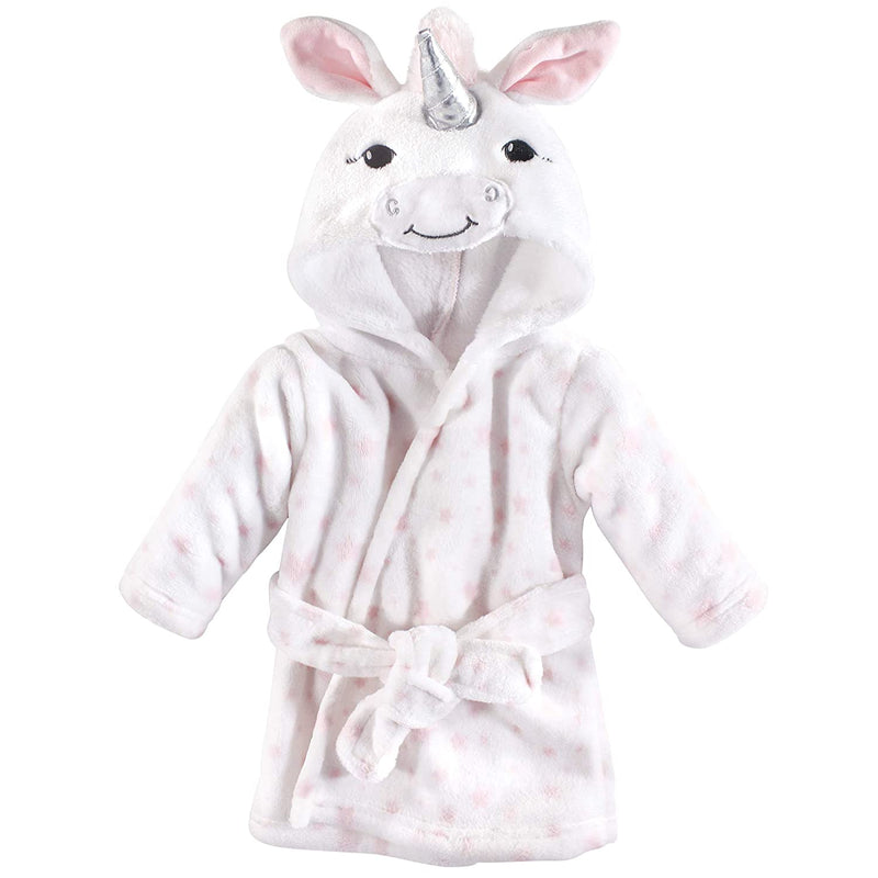 Plush White Unicorn Bathrobe, One Size