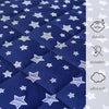 Mattress cover for baby 39 x 27 x 5 inches, Color (Navy star)