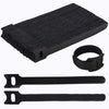 60 Pieces 6 Inch Reusable Cable Ties, Cable Organizer, Black