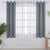 2 Sheer Curtains, 2 Blackout Curtains, Light Grey, 4 Panels