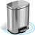 Stainless Steel Bathroom Trash Can,1.32 Gallon