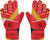 Goalkeeper gloves, with double protection, Red, Size 5