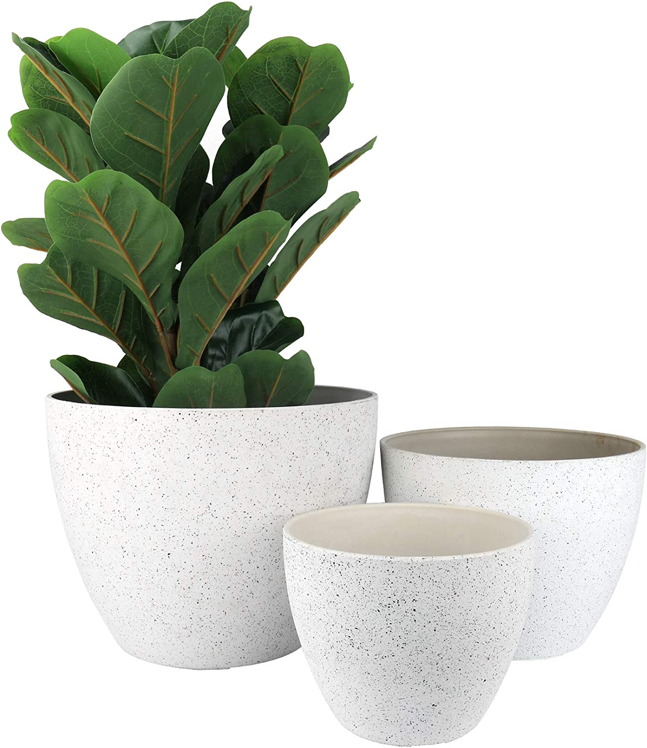 Outdoor Planters Pots for Plants Set of 3