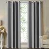 Thermally insulated blackout curtains, 8 grommets / rings per panel