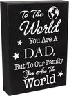 6x8 Inch Wood Sign box, fathers day