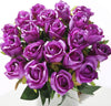 artificial flower bouquet for valentines gift, color: purple