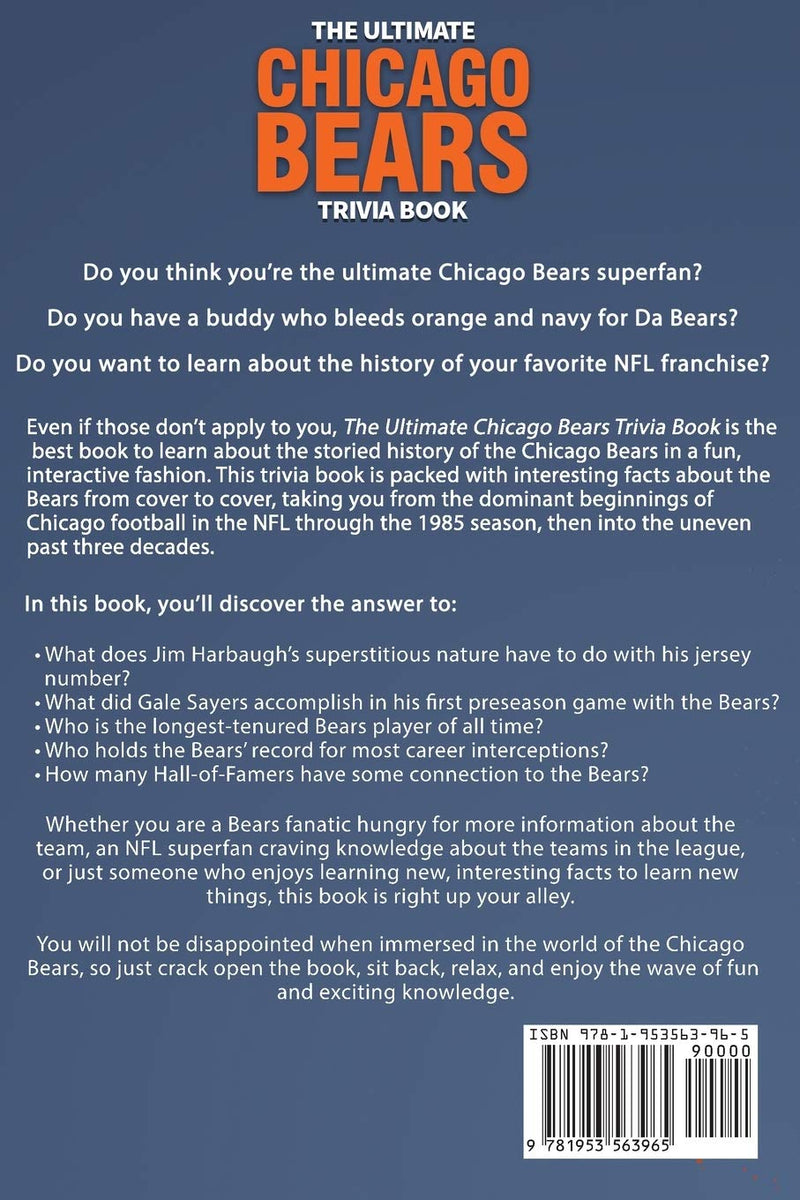 The Ultimate Chicago Bears Trivia Book (Paperback)