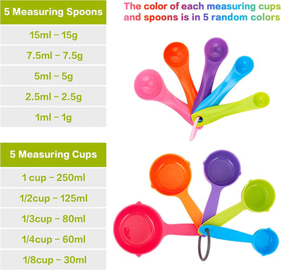 Silicone kitchen utensil set, 30-piece, colorful