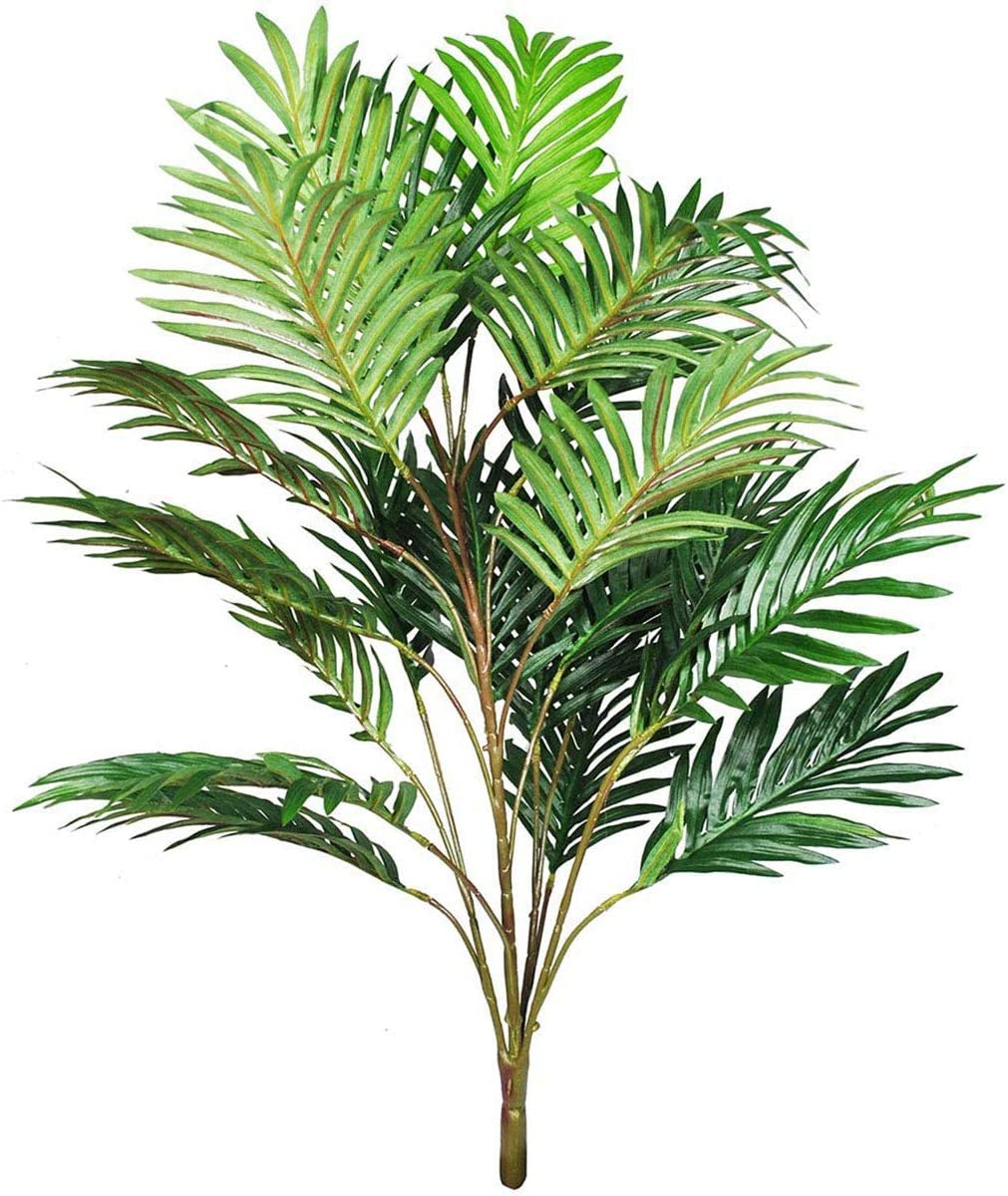 Artificial green palm plants, great for flower arrangement