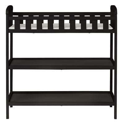 Changing Table, Black 36.5x20x39 Inch