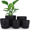 Plastic Planter Flower Pot Indoor Modern Decorative Plastic