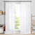 semi-sheer curtains, white 52 x L 95 inches, set of 2