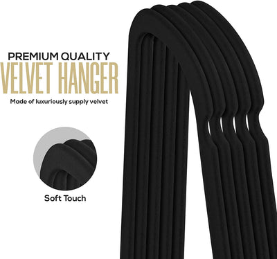 Velvet Hangers - 30-360 Degree Swivel Hook - Non-slip