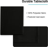 Black Square Tablecloth, 54" x 54" for Tables