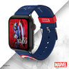 smart watch strap with captain america design