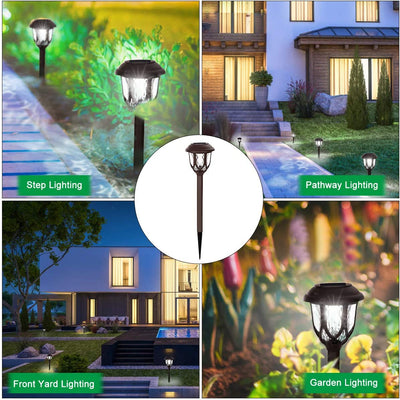 Solar Lights Outdoor Decorative,10 Packs, cool white