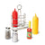 Condiment set (6 pieces) - Play food, for children