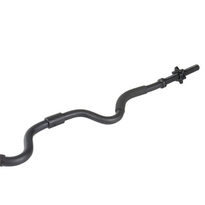 Standard super curl bar, Metal, Black