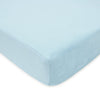 Fitted Crib Sheet for Standard Mattresses, 28 x 52 (Blue)