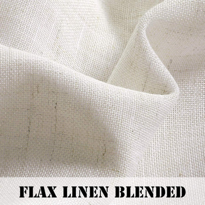 2 Ultra luxurious natural linen curtains