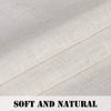 2 Ultra luxurious natural linen curtains