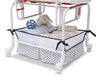 Portable Crib with Lights and Sounds (Navy Blue)