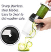 Adjustable Handheld 4-in-1 Vegetable Slicer with Container