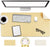 Non-slip desk mat (Light Yellow, 35.4" x 17")