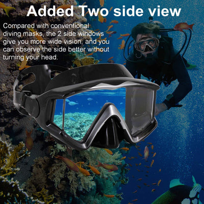 Diving mask, (black)