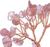 Natural Strawberry Quartz Crystal Tree For Decoration