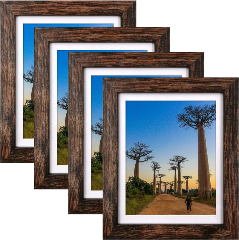 Picture Frames Rustic Brown