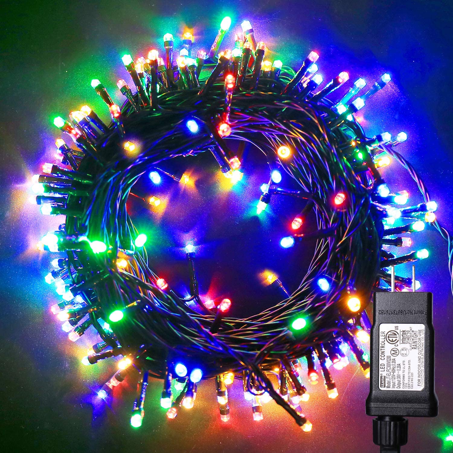 Christmas Lights Colored String Lights 33ft 100 LED