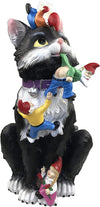 Garden Gnome Statue Cat Gnomes