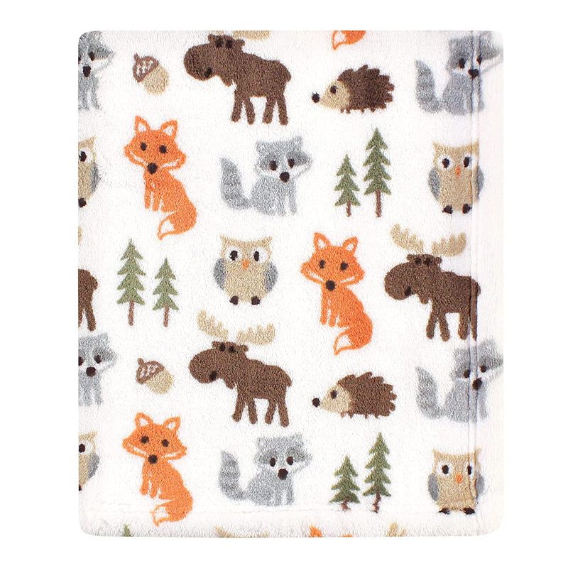 2 Pack Deluxe Throw, Woodland, One Size