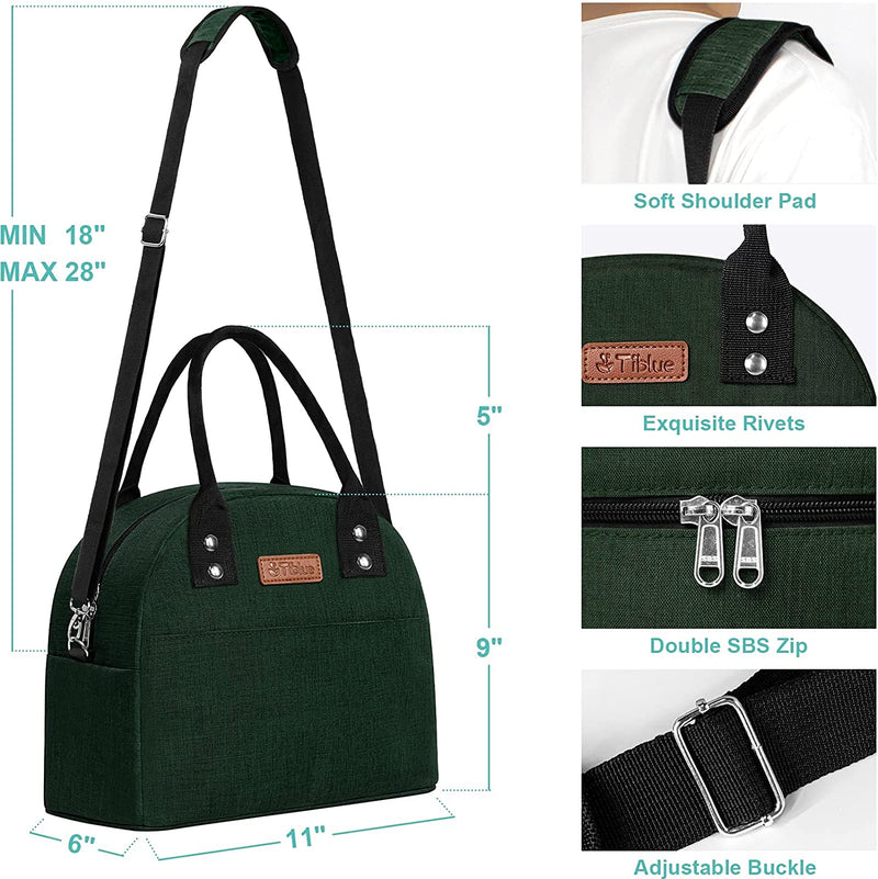 Multifunctional Bag with Adjustable Strap, Dark Green