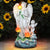 Angel Garden Statue with Warm White Light, 6.3 x 4.7 x 13 inches