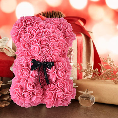 Pink teddy bear ideal for Valentine's Day, color: pink