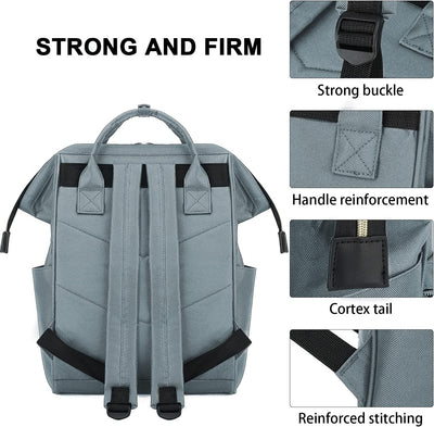 Stylish, Small, Lightweight Travel Backpack, grey