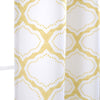 Set of 2 blackout curtains 52" x 84" each, yellow color