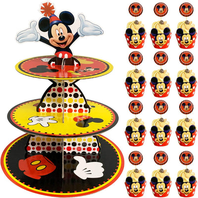 Mickey Mouse Cupcake Stand Set