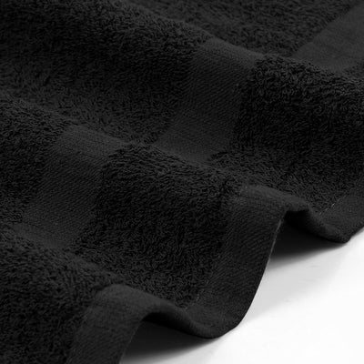 24-Pack Absorbent Salon Towels (Black)