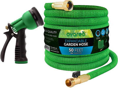 Garden hose, flexible and expandable, high-strength triple latex core (50 ft.)